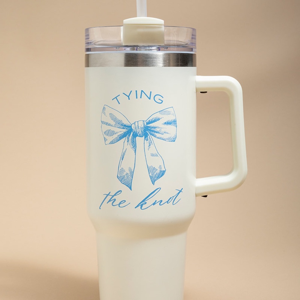NEW Francesca’s Tying The Knot 40oz Tumbler
